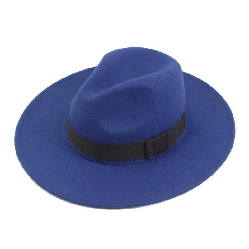 AL000223 ALLCH Big Wide Brim Women Fedora Hat - Image 2