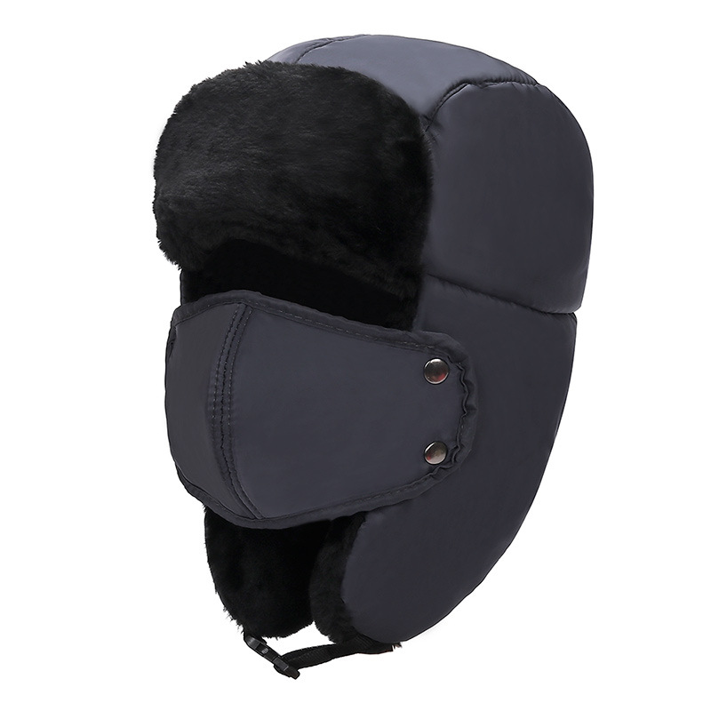 AL001180 ALLCH Women Winter Trapper Hat with Mask Ear Flaps - Image 3