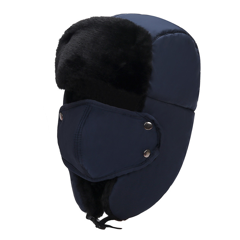 AL001180 ALLCH Women Winter Trapper Hat with Mask Ear Flaps - Image 11