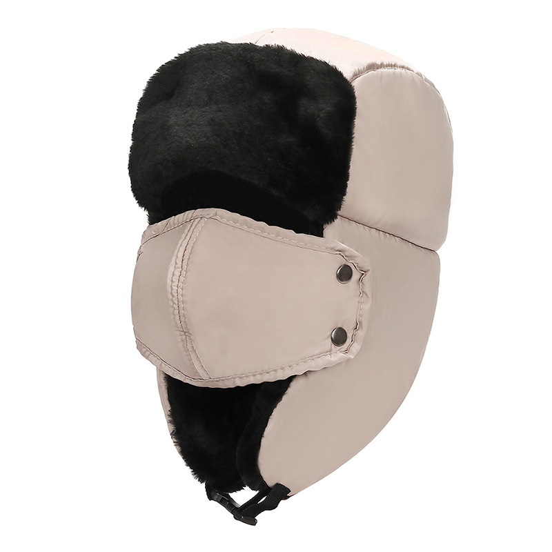 AL001180 ALLCH Women Winter Trapper Hat with Mask Ear Flaps - Image 12