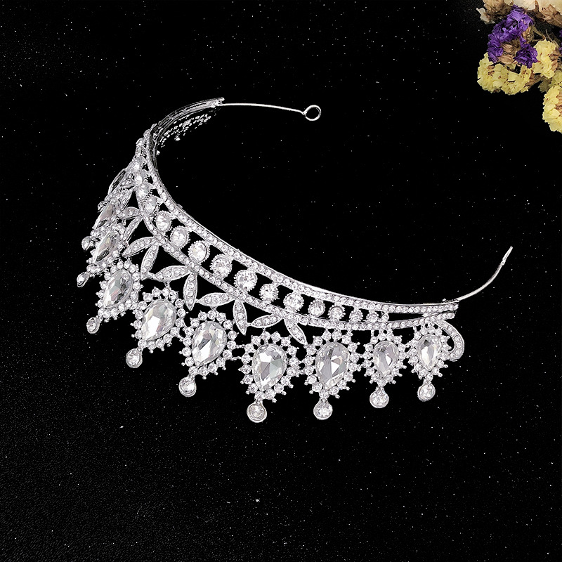 AL001516 ALLCH Tiaras Rhinestone Wedding Crown