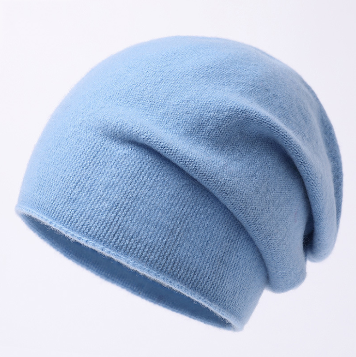 AL000421 Breathable Curly Hair Girls Winter Hat - Image 7