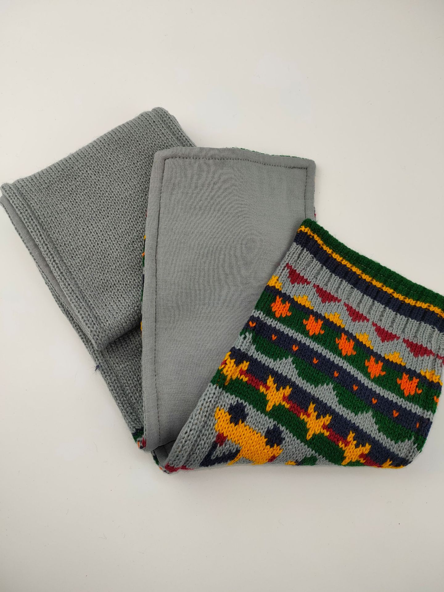 AL001368 ALLCH Boy's Jacquard Knit Hat and Scarf - Image 3