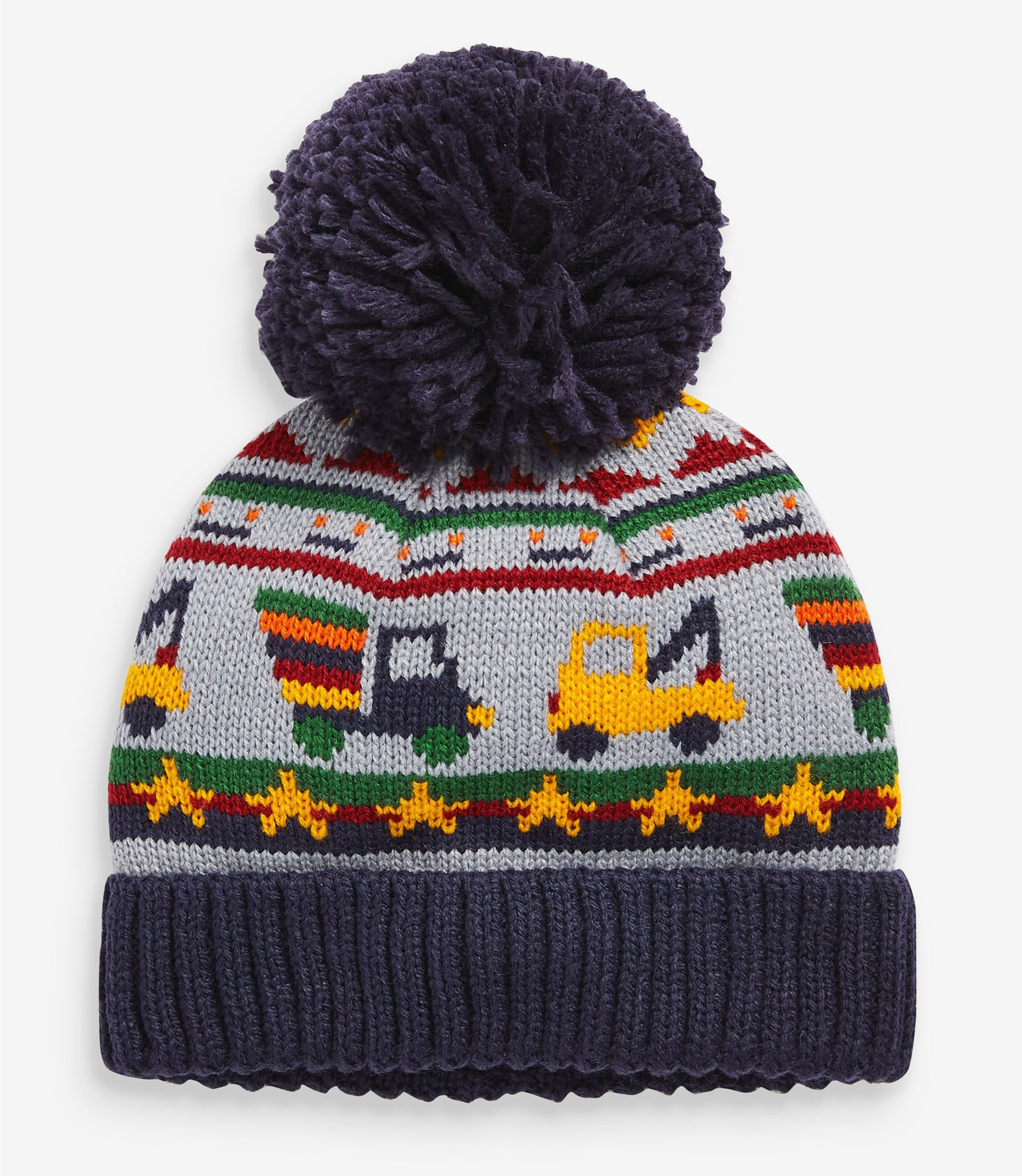 AL001368 ALLCH Boy's Jacquard Knit Hat and Scarf - Image 4