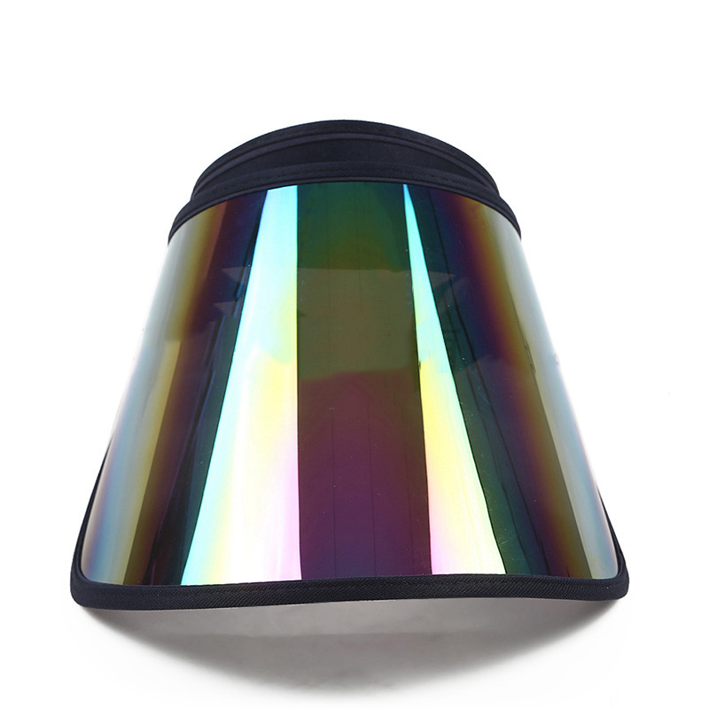 AL000316 ALLCH Women Plastic Big Brim Sun Visor Hat - Image 2
