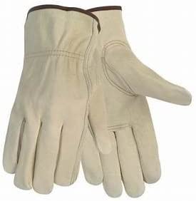 AL001398 ALLCH 12 Pair Large Leather Work Gloves