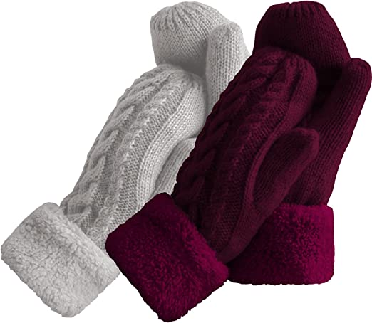 AL001220 ALLCH Women's Winter Gloves Warm Lining Mittens - Image 6