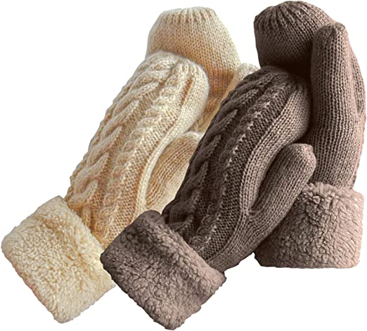 AL001220 ALLCH Women's Winter Gloves Warm Lining Mittens