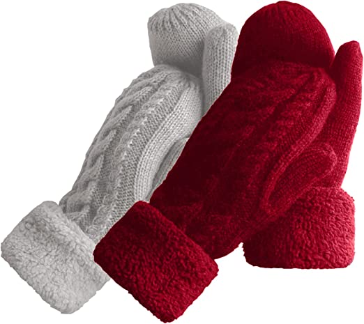 AL001220 ALLCH Women's Winter Gloves Warm Lining Mittens - Image 5