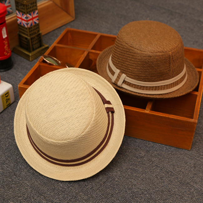 AL001450 ALLCH Boy's Fedora Paper Hat For Summer - Image 2