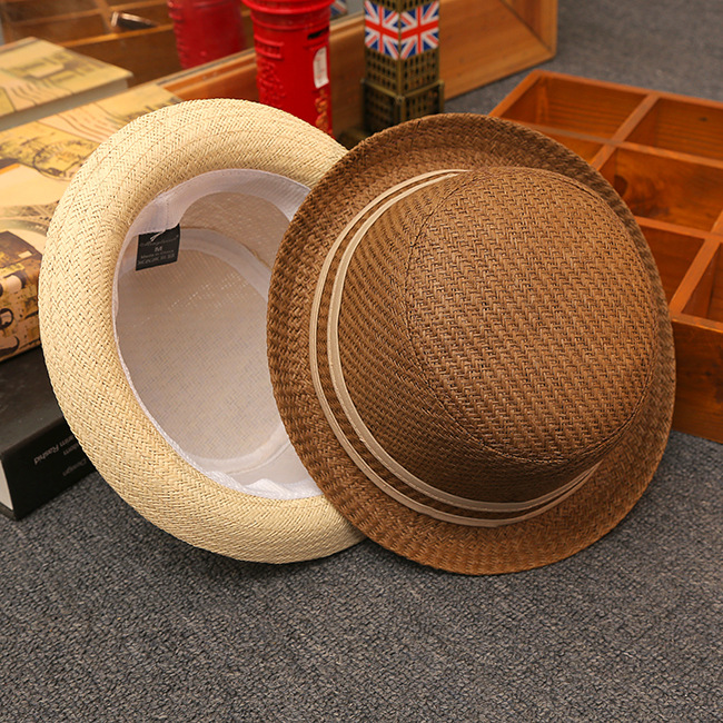 AL001450 ALLCH Boy's Fedora Paper Hat For Summer - Image 6