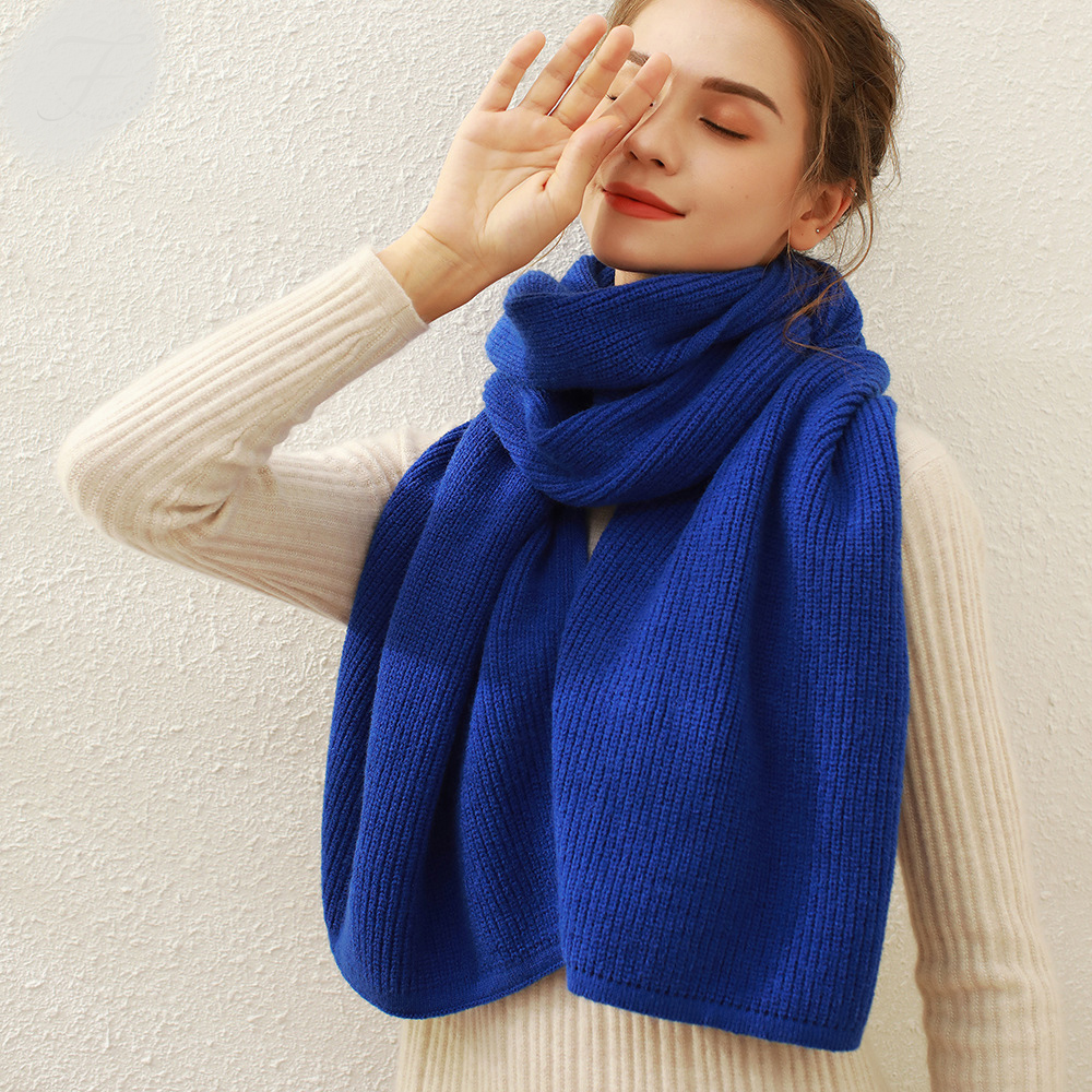 FS000691 ALLCH Knitted Women Thickening Scarf - Image 2