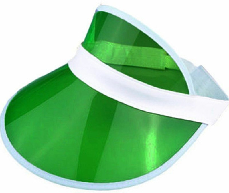 AL000322 ALLCH Women PVC Sun Visor Hat Adjustable for Outdoor - Image 5