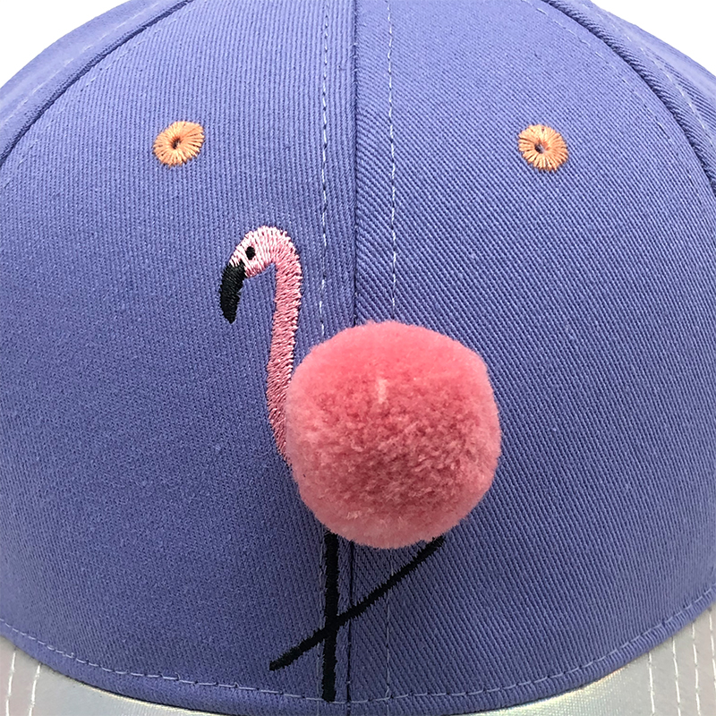 AL000414 Allch Girls 3D FlamingoTheme Kids Sports Caps - Image 3