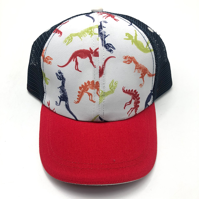 AL000418 Allch Kids Mechanical Dinosaur Snap Back Baseball Cap