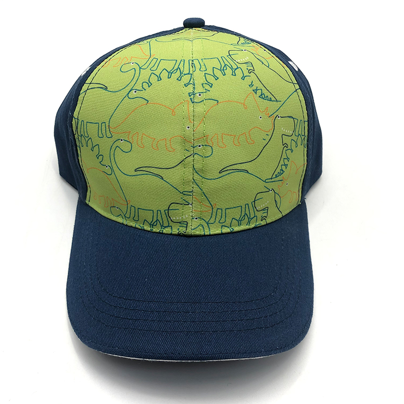 AL000418 Allch Kids Dinosaur Toddler Cotton Trucker Hat