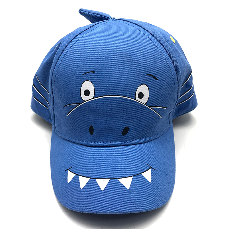 AL000418 Allch Kids 3D Shark Toddler Cotton Trucker Hat