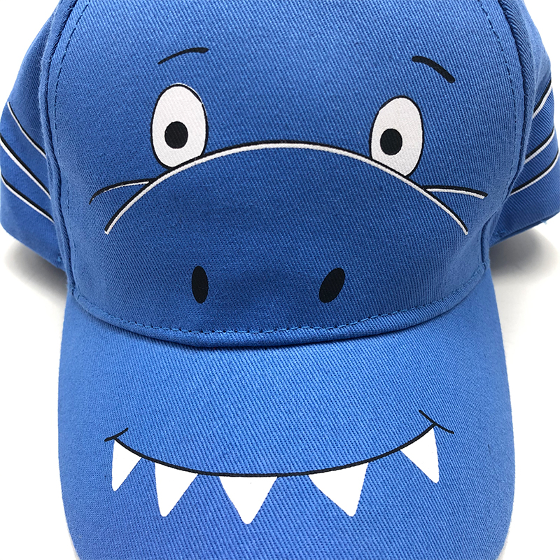 AL000418 Allch Kids 3D Shark Toddler Cotton Trucker Hat - Image 2