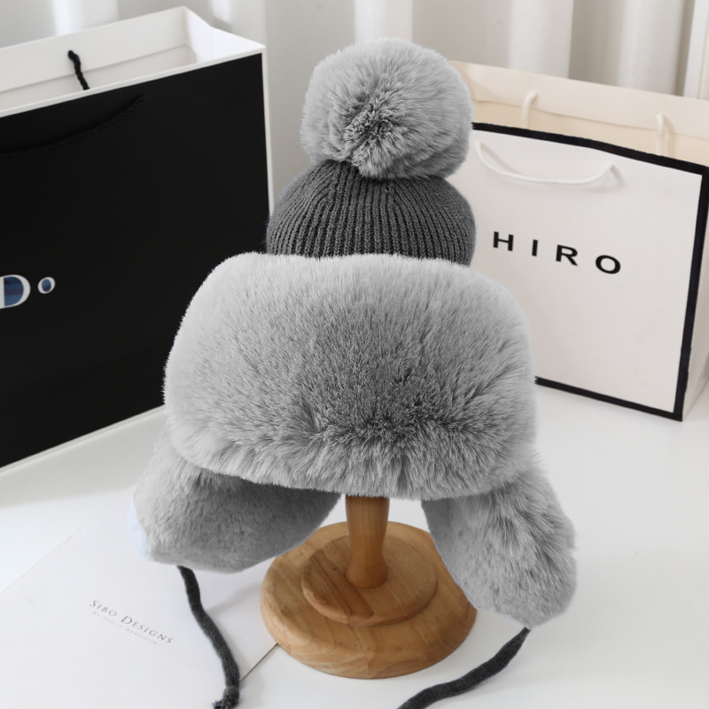 AL001181 ALLCH Warmer Faux Fur Trapper Hat for Women - Image 9