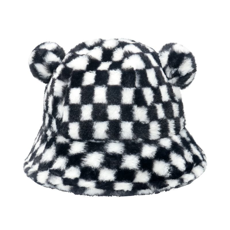 AL001325 ALLCH Girls Leopard Print Hat With Cute Bear Year - Image 10