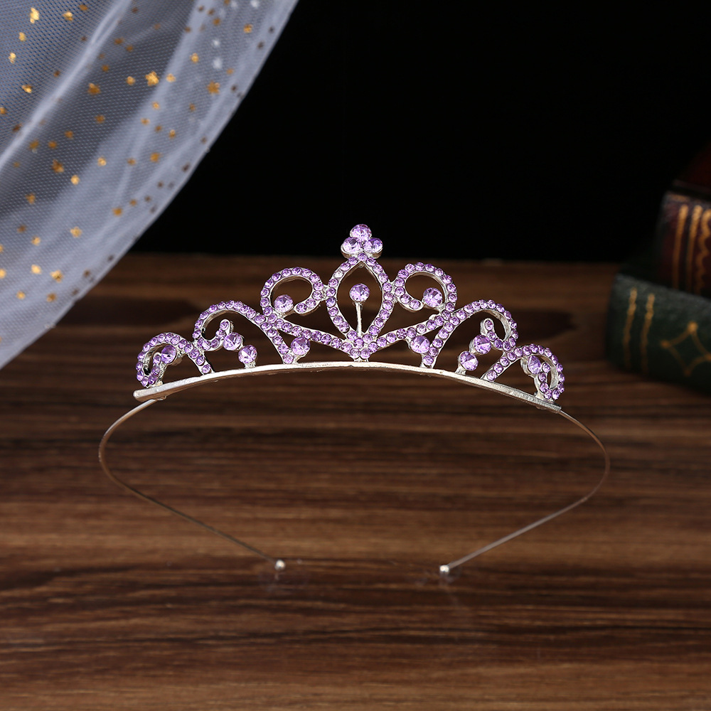 AL001511 ALLCH Crystal Pearl Tiaras Crown - Image 7
