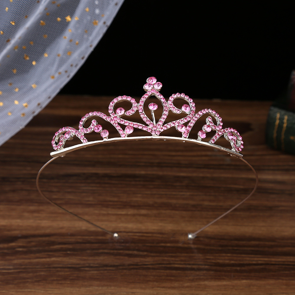 AL001511 ALLCH Crystal Pearl Tiaras Crown - Image 8