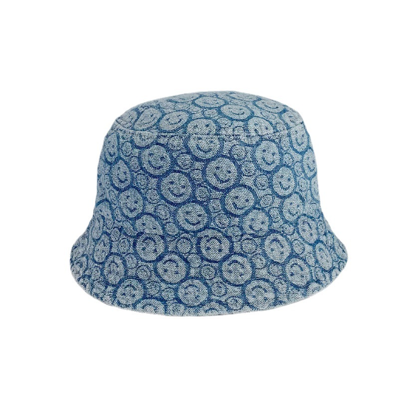 AL001322 ALLCH Girl‘s Smile Denim Fisherman Hat - Image 8