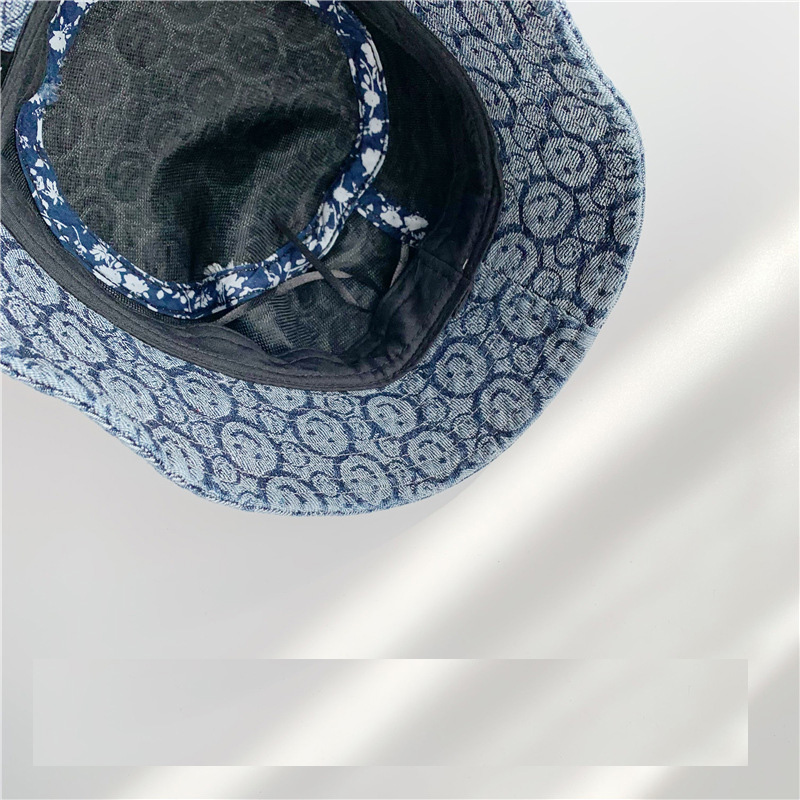 AL001322 ALLCH Girl‘s Smile Denim Fisherman Hat - Image 6