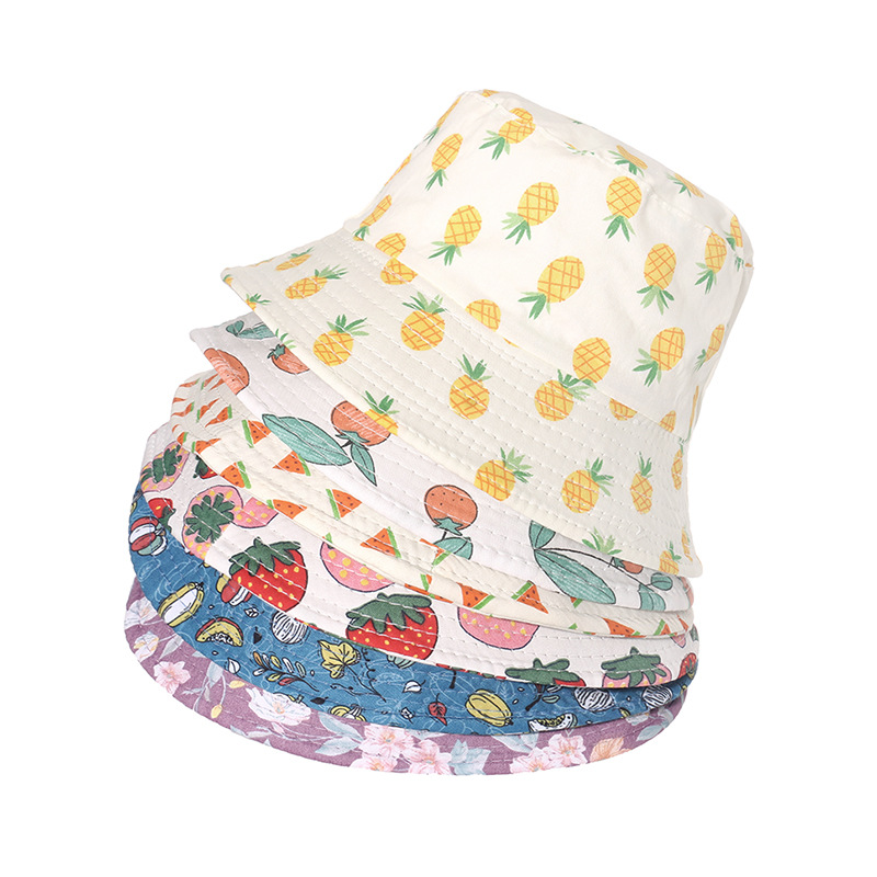AL001391 ALLCH Girl‘s Cute Print Beach Hat