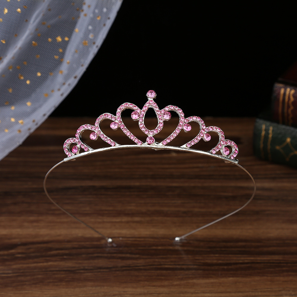 AL001511 ALLCH Crystal Pearl Tiaras Crown - Image 3