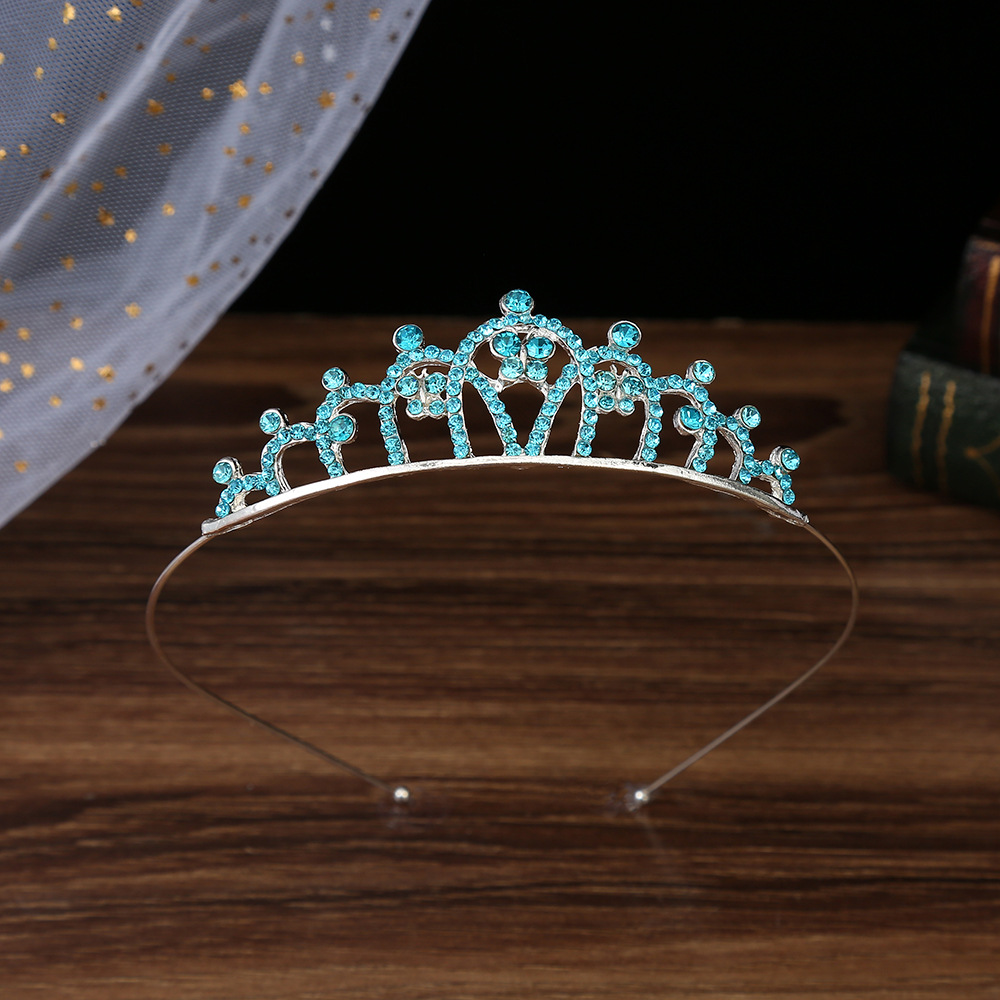 AL001511 ALLCH Crystal Pearl Tiaras Crown - Image 2