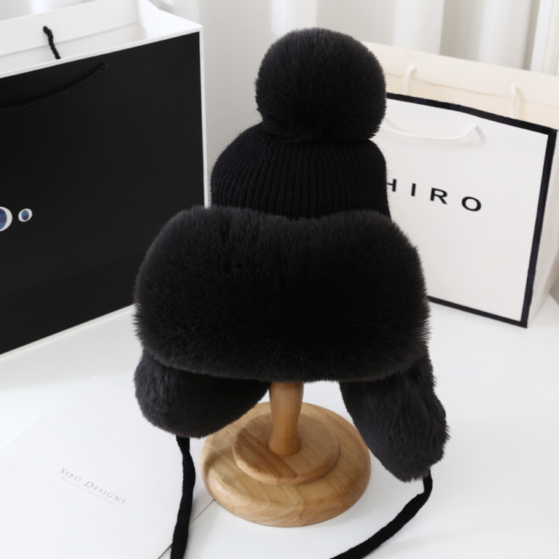 AL001181 ALLCH Warmer Faux Fur Trapper Hat for Women - Image 5