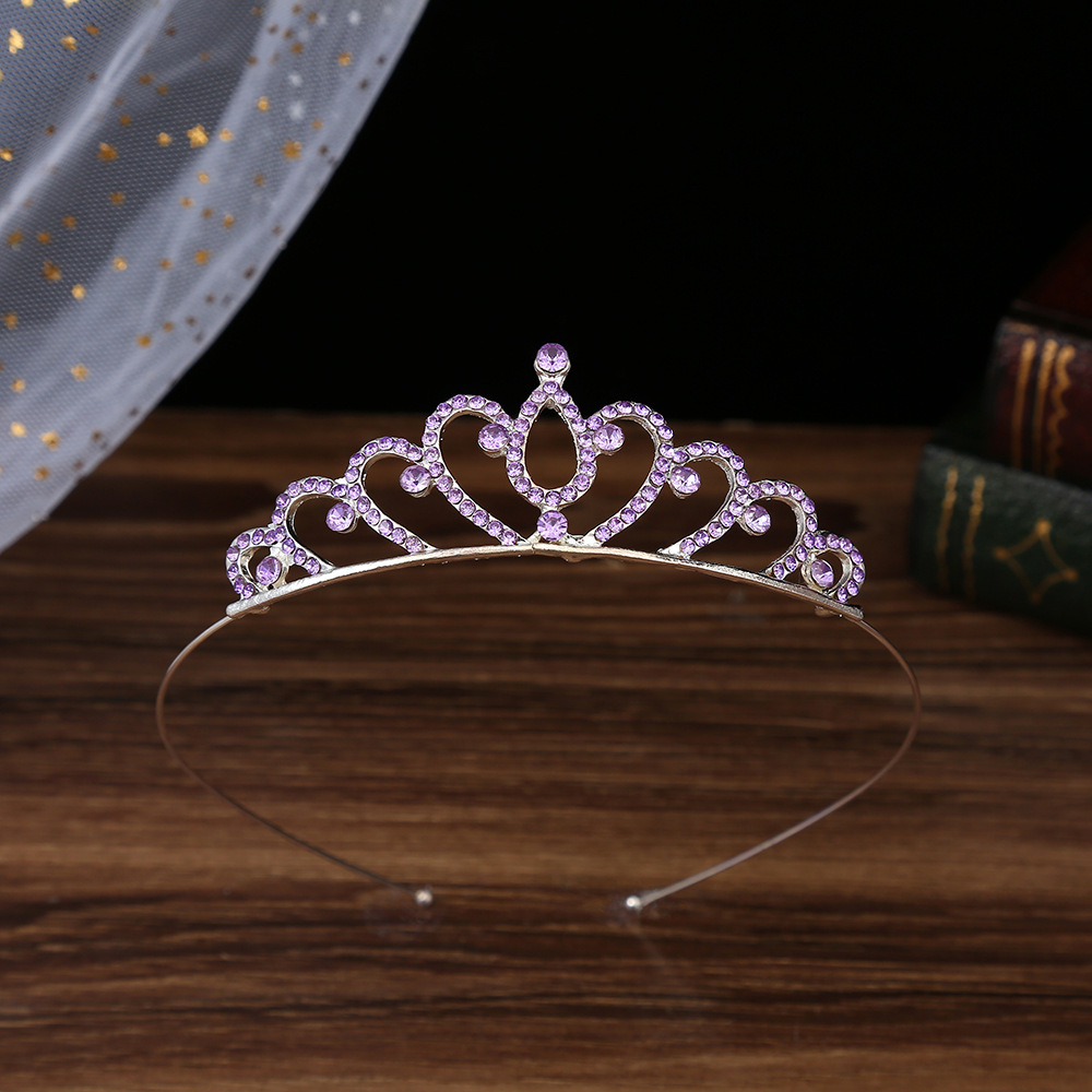 AL001511 ALLCH Crystal Pearl Tiaras Crown - Image 5