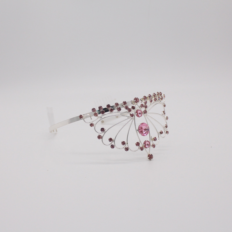 AL001512 ALLCH Tiara Bridal Rhinestone Crown - Image 5