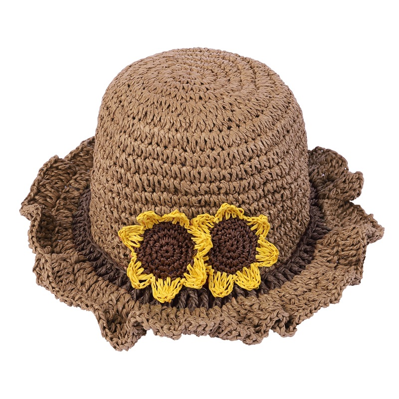 AL001324 ALLCH Girl‘s Crochet Bucket Hat - Image 4