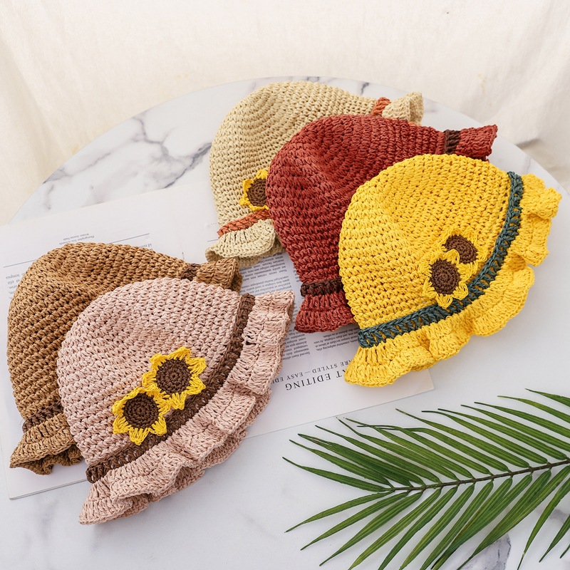 AL001324 ALLCH Girl‘s Crochet Bucket Hat - Image 2