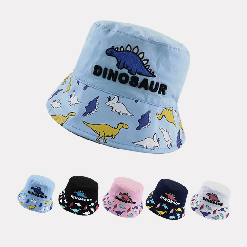AL001433 ALLCH Boys Dinosaur Print Summer Hat - Image 2