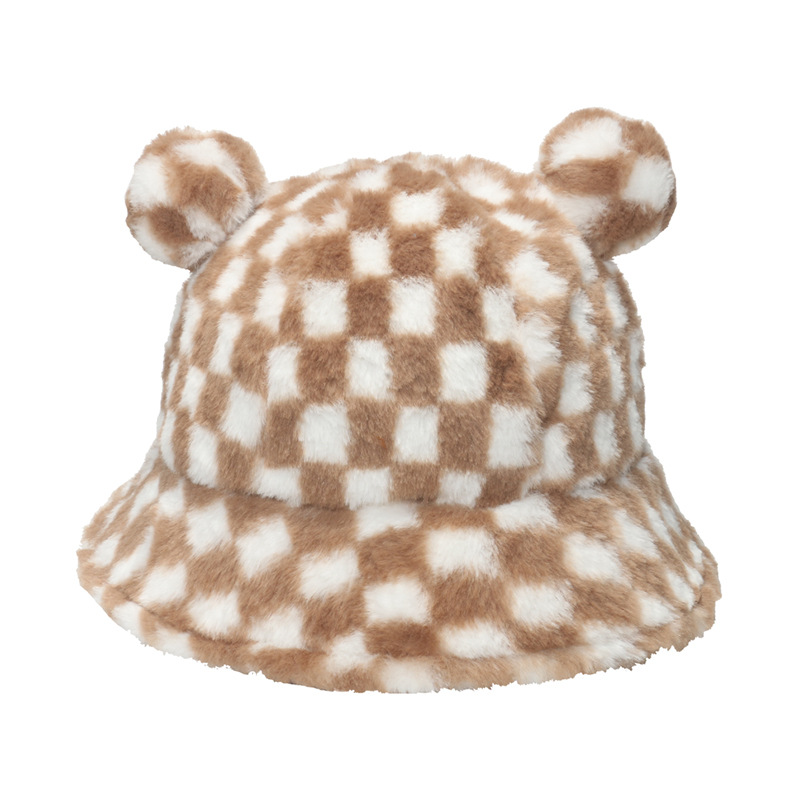AL001325 ALLCH Girls Leopard Print Hat With Cute Bear Year - Image 6