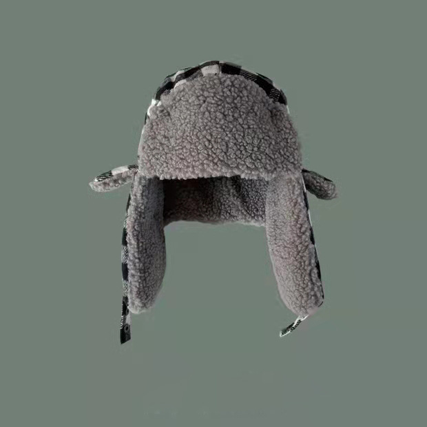 AL001193 ALLCH Ushanka Trooper Hats Unisex Plaid Trooper Hats Women's - Image 7