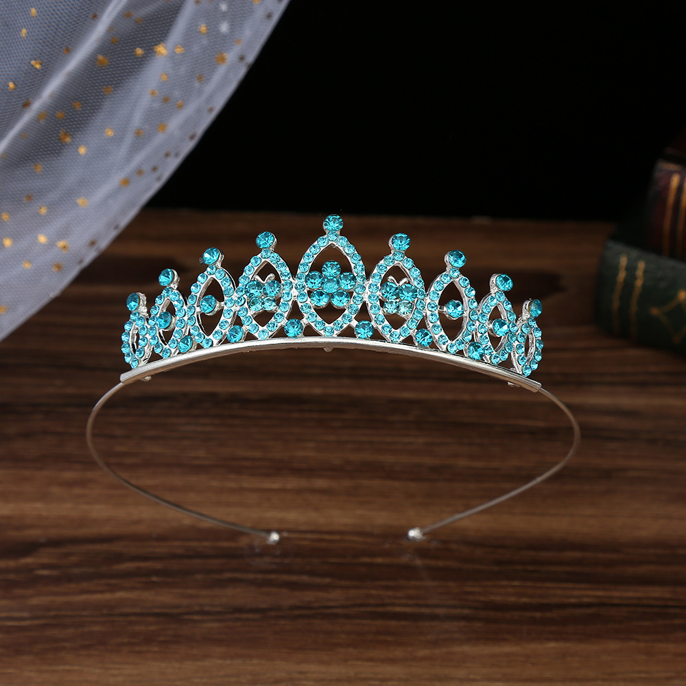 AL001511 ALLCH Crystal Pearl Tiaras Crown - Image 6