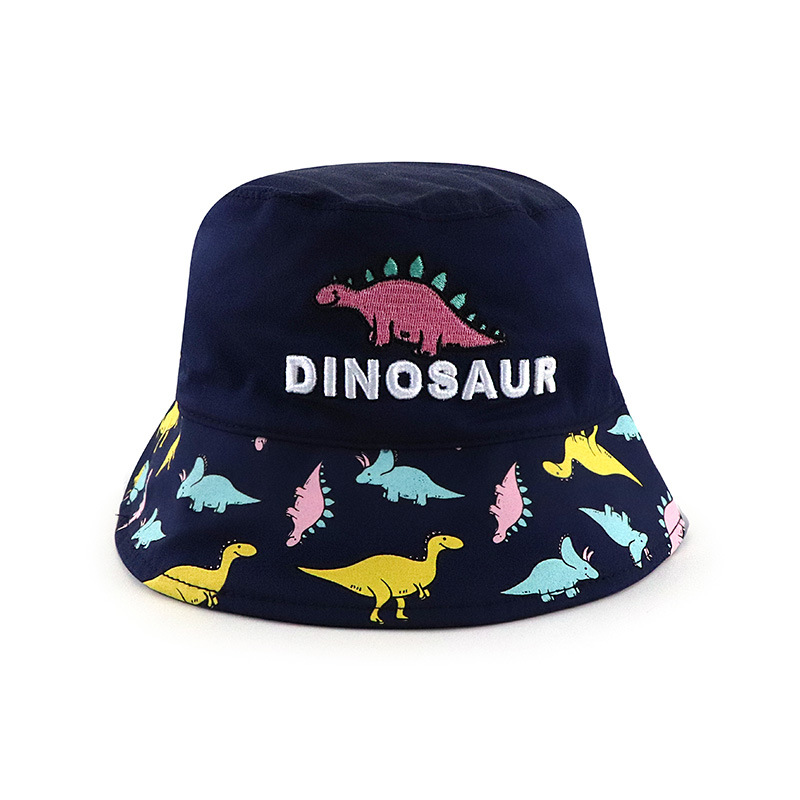 AL001433 ALLCH Boys Dinosaur Print Summer Hat - Image 5