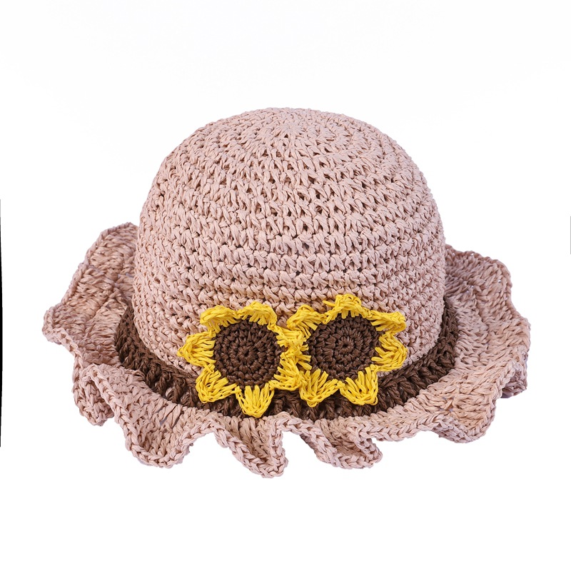 AL001324 ALLCH Girl‘s Crochet Bucket Hat - Image 7