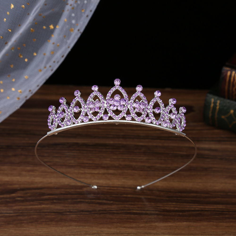 AL001511 ALLCH Crystal Pearl Tiaras Crown
