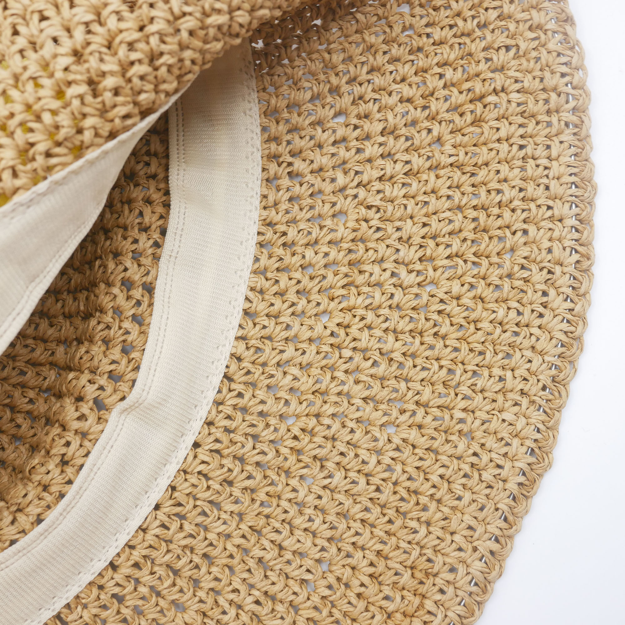 AL000740 ALLCH Women Packable Crochet Sunhat with Embroidery - Image 6