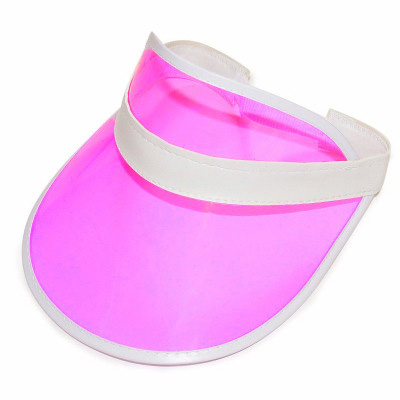 AL000322 ALLCH Women PVC Sun Visor Hat Adjustable for Outdoor - Image 7