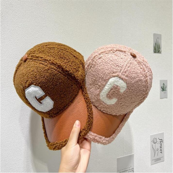 AL001459 Allch Women Contrast Lamb Fleece Plush Baseball Cap - Image 4