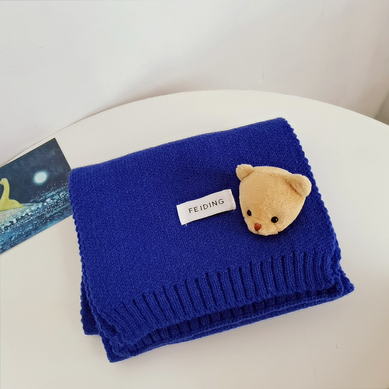 FS001403 ALLCH Cartoon Bear Scarf