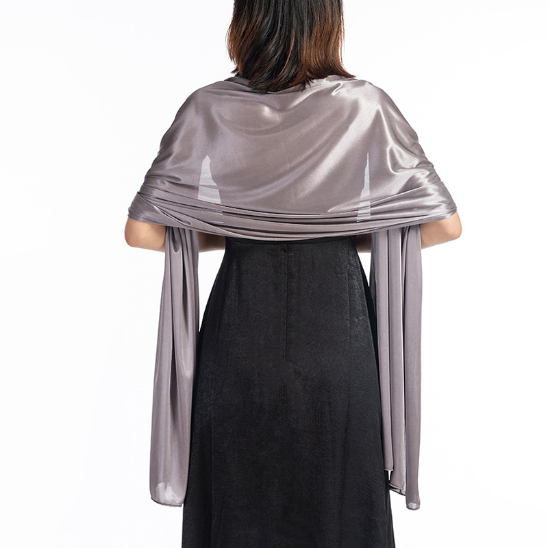 FS001307 ALLCH Evening Decorating Wedding Shiny Shawl - Image 2