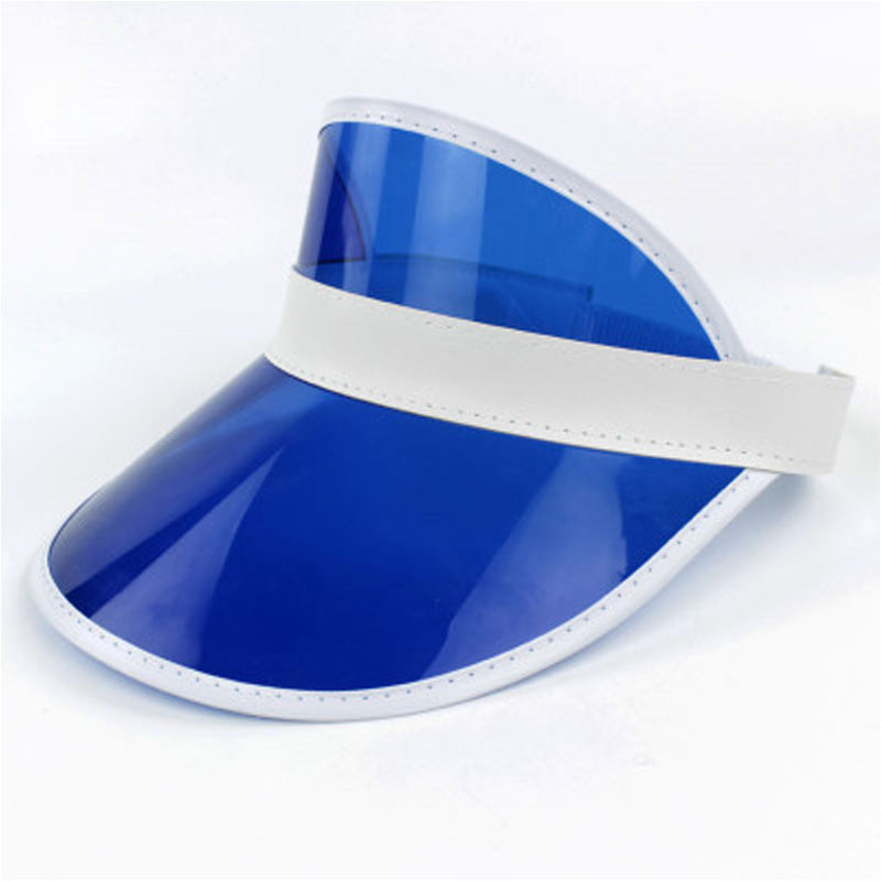 AL000322 ALLCH Women PVC Sun Visor Hat Adjustable for Outdoor - Image 3