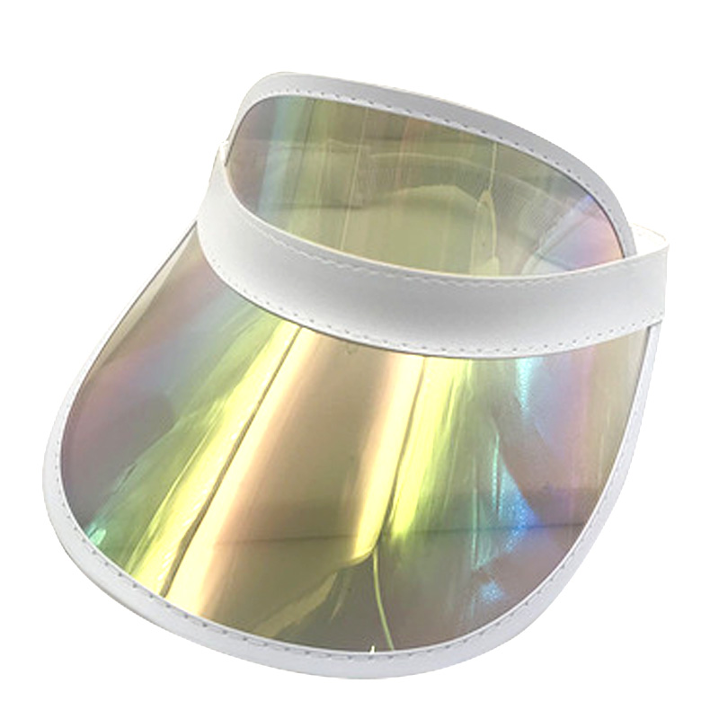 AL000322 ALLCH Women PVC Sun Visor Hat Adjustable for Outdoor - Image 4